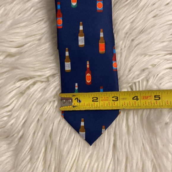 Nicole Millet Hand Made Man Tie navy blue color brand new see all photos - Picture 3 of 12